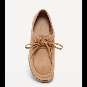 NWT faux-suede derby shoes Old Navy